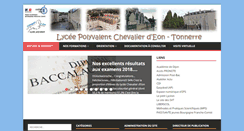 Desktop Screenshot of lyceon.fr